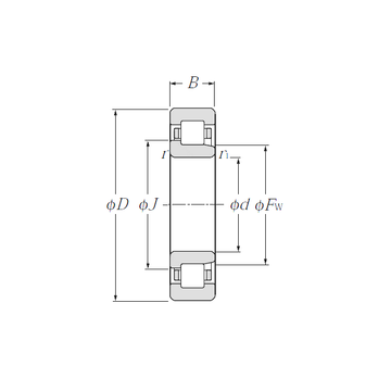 NJ2224 CYSD Cylindrical Roller Bearings